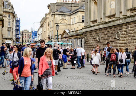 Verkleidung St, die Innenstadt von Bath, Somerset England Großbritannien Stockfoto