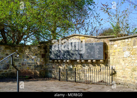 Tisbury, einem Dorf in der Nähe von Salisbury Wiltshire. England Großbritannien das Kriegerdenkmal Stockfoto