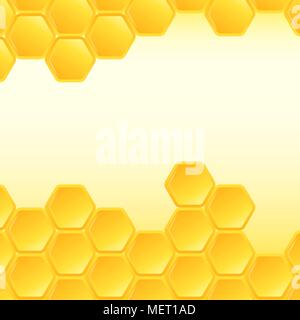 Honeycomb Hintergrund. Vector Illustration Stock Vektor