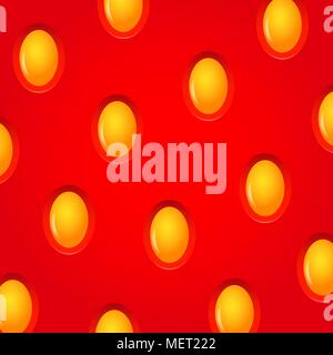 Erdbeere Hintergrund. Vector Illustration Stock Vektor