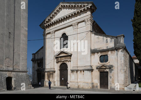 Römisch-katholische Kirche in Pula, Kroatien Stockfoto