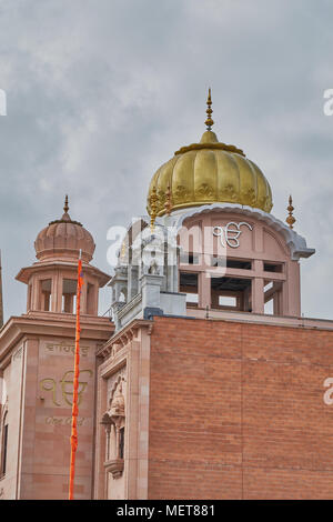 - Zentrale Gurdwara Singh Sabha - Glasgow - Schottland Stockfoto