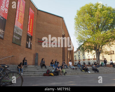 Mailand, Italien - ca. April 2018: Piccolo Teatro Strehler Theater Stockfoto