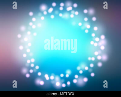 Schwimmende Ring Licht Kugel Stockfoto