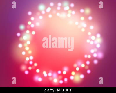 Schwimmende Ring Licht Kugel Stockfoto