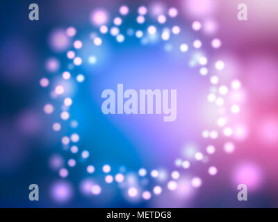 Schwimmende Ring Licht Kugel Stockfoto