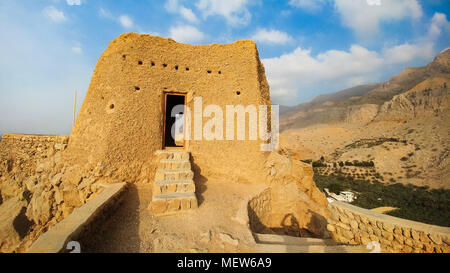 Dhayah Fort im Norden von Ras Al Khaimah Vereinigte Arabische Emirate. Golf, Erbe. Stockfoto