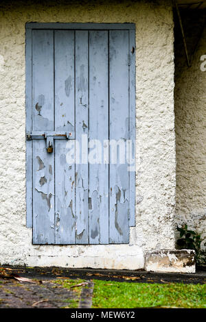 Alte verlassen Tür Stockfoto