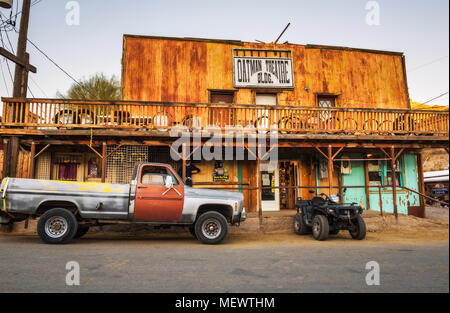 Gif shop in Oatman auf der historischen Route 66 Stockfoto