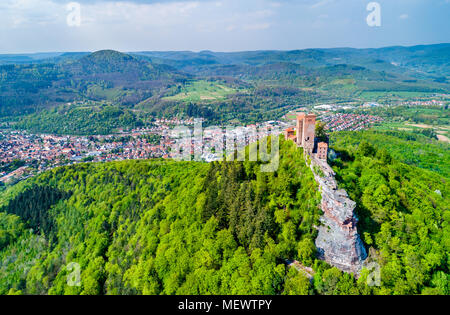 Burg Trifels im Pfälzer Wald. Rheinland-pfalz, Deutschland Stockfoto