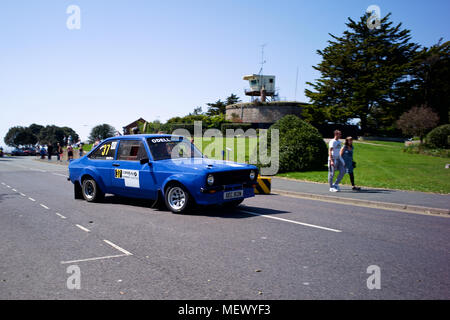 Corbeau sitze Rally Tendring und Clacton Sonntag, 22. April 2018. Stockfoto