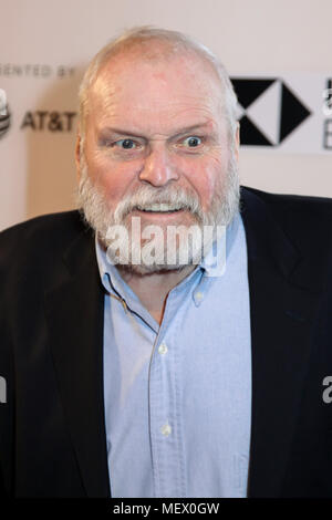 New York, Vereinigte Staaten. 21 Apr, 2018. Brian Dennehy besuchen "Die Möwe" Premiere während des Tribeca Film Festival 2018 BMCC Tribeca PAC am 21. April 2018 in New York City. Credit: Miro Vrlik/Pacific Press/Alamy leben Nachrichten Stockfoto