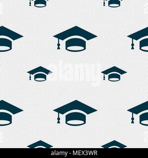 Staffelung Symbol unterzeichnen. Nahtlose Muster mit geometrischen Struktur. Vector Illustration Stock Vektor
