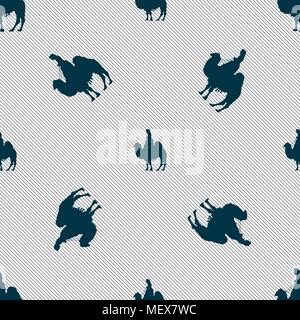 Kamel unterzeichnen. Nahtlose Muster mit geometrischen Struktur. Vector Illustration Stock Vektor