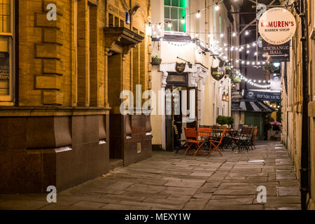 St Kerben Marktgebiet in der Nacht. Bristol Projekt, Stockfoto