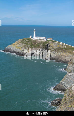 South Stack Leuchtturm, Anglesey Stockfoto