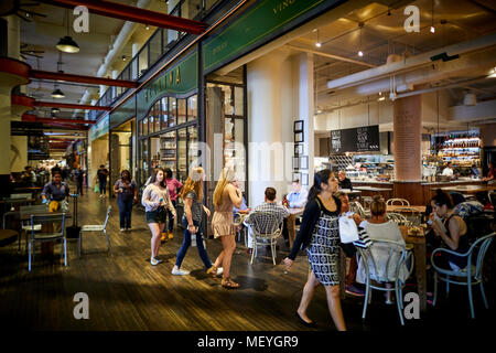 Atlanta, Hauptstadt des US-Bundesstaates Georgia, Bellina Alimentari Restaurant eine Italienische an Ponce City Market Stockfoto