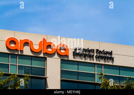 Aruba Networks im Silicon Valley von Nord Kalifornien USA Stockfoto