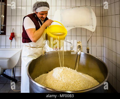 Miso, traditionelle Japanische würzen, in Deutschland hergestellt, handwerkliche Herstellung der ersten Deutschen Miso in Schwarzwald, Deutschland Stockfoto