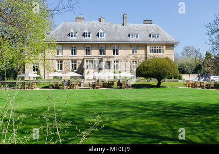 Die Schlachtungen Manor House Luxury Hotel und Restaurant im schönen Cotswold Dorf Lower Slaughter in Gloucestershire, VEREINIGTES KÖNIGREICH Stockfoto