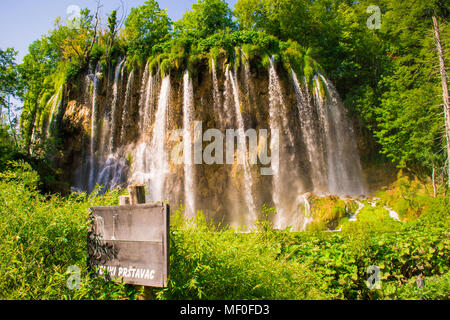 Plitvicer Seen, Kroatien Stockfoto