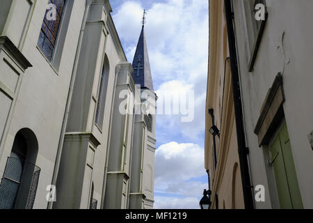 Piraten Gasse neben Saint Louis Kathedrale in New Orleans, Louisiana Stockfoto