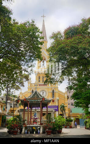 Pfarrei St. Franz Xaver in Chinatown, Ho Chi Minh City (Saigon), Vietnam Stockfoto