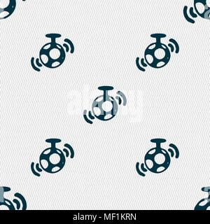 Mirror Ball disco Symbol unterzeichnen. Nahtlose Muster mit geometrischen Struktur. Vector Illustration Stock Vektor