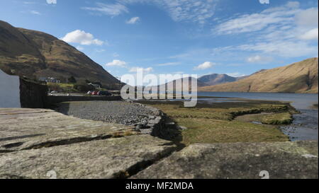 Ring of Kerry. Irlands berühmteste Sehenswürdigkeit, der Ring von Kerry, ist eine Panoramastraße, die Iveragh Halbinsel in Irland umgibt. Stockfoto