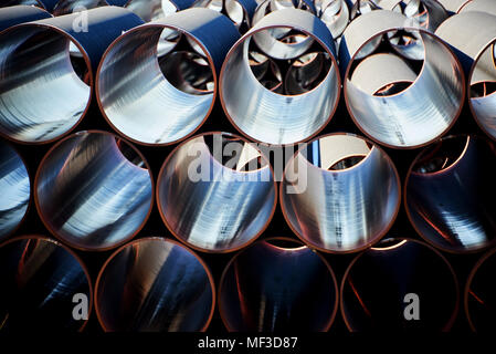 Neue gas piplines für Nord Stream Projekt Stockfoto