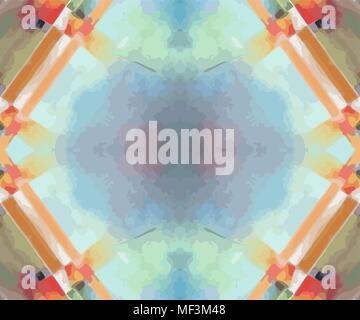 Abstract Window Kunst farbenfrohes Design Stock Vektor