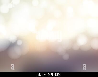Abstrakte verschwommenen Hintergrund mit Bokeh funkelnden Lichtern. Vector Illustration Stock Vektor