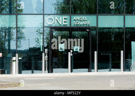 Einen Engel Square, Northampton, Northamptonshire, England, Großbritannien Stockfoto