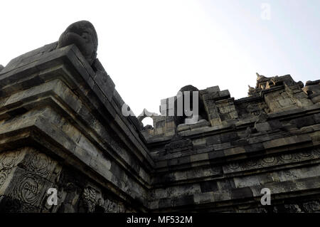 Die Entlastung der Borobudur Tempel Stockfoto