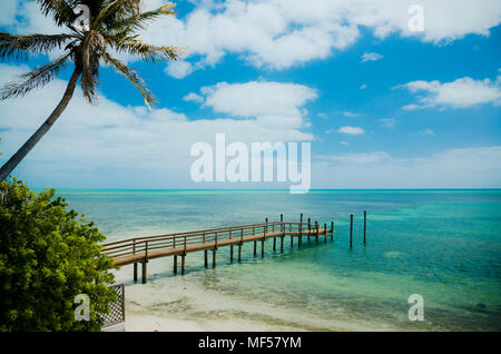 USA, Florida Keys, Boardwalk Stockfoto