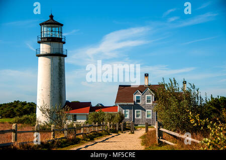 Highland Leuchtturm, einer der vielen Leuchttürme an der Küste von Cape Cod Massachusetts verstreut Stockfoto