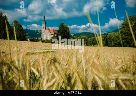 Österreich, St. Oswald, St. Oswalds Kirche Stockfoto