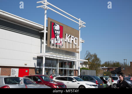 KFC an strood Retail Park, Kent Stockfoto