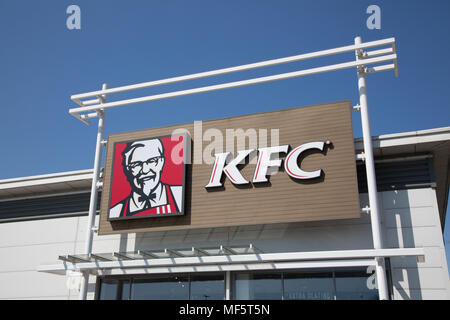 KFC an strood Retail Park, Kent Stockfoto