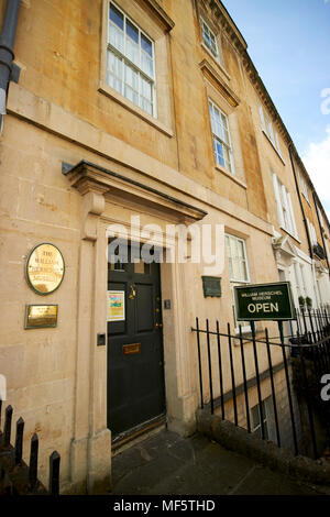 Das William Herschel Museum für Astronomie Badewanne Somerset England Großbritannien Stockfoto