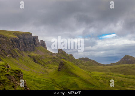 Quiraing, Isle of Skye, Schottland, Vereinigtes Königreich Stockfoto