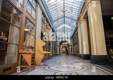 Galerie Vivienne, à Côté du Palais Royal à Paris. Stockfoto