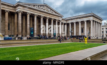 London, Großbritannien, 21. Mai 2016: Das British Museum in London, England am 21. Mai 2016. Das British Museum beherbergt eine Sammlung von über 8 Millionen ob Stockfoto