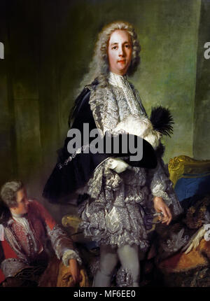 Der Herzog von Richelieu, Marschall von Frankreich (1696-1788), Jean Marc Nattier (1685 - 1766) Frankreich Französisch Stockfoto