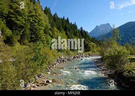 Rißbach, Eng, Hinterriss, Karwendel, Tirol, Österreich Stockfoto