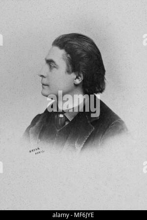 Portrait von Aristide Bruant (1851 - 1925) französischer Schriftsteller - Fotografie von Paul Nadar (1856 - 1939)