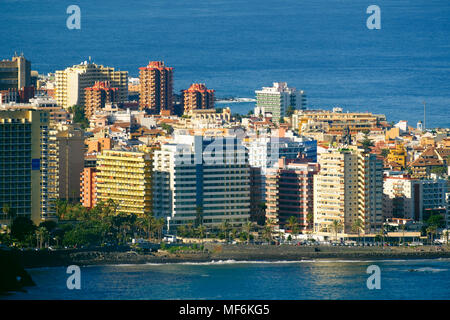 Puerto de la Cruz Playa Martiánez, Teneriffa, Kanarische Inseln, Spanien Stockfoto