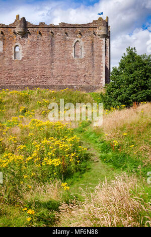 Mittelalterliche Doune Castle, Stirling Stadtteil Central Scotland, UK, berühmt für sein ein Drehort der britischen Komödie Monty Python und der Heilige Grai Stockfoto