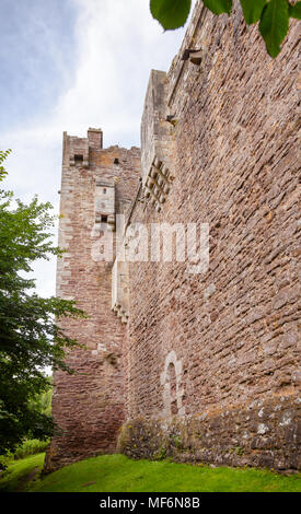 Mittelalterliche Doune Castle, Stirling Stadtteil Central Scotland, UK, berühmt für sein ein Drehort der britischen Komödie Monty Python und der Heilige Grai Stockfoto