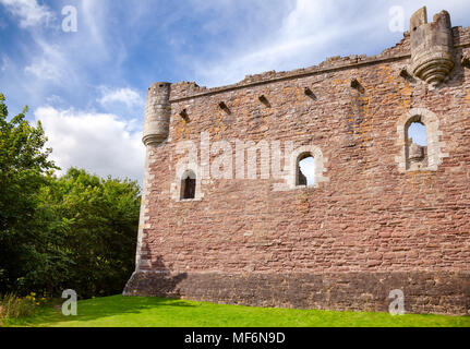 Mittelalterliche Doune Castle, Stirling Stadtteil Central Scotland, UK, berühmt für sein ein Drehort der britischen Komödie Monty Python und der Heilige Grai Stockfoto